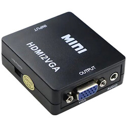Конвертер HDMI - VGA, Черный