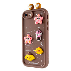 Чехол (накладка) Apple iPhone X / iPhone XS, Epik Ears Toys Case, Коричневый