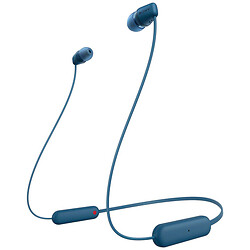 Bluetooth-гарнітура Sony WI-C100, З мікрофоном, Стерео, Синій