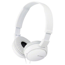 Наушники Sony MDR-ZX110AP, С микрофоном, Белый
