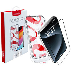 Захисне скло Apple iPhone 15 / iPhone 15 Pro, Intaleo, Чорний