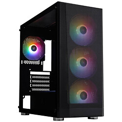 Корпус 1stPlayer FD5-M-BK-4F1, Чорний