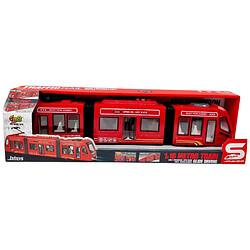 Трамвай озвучен, со светом, подвижные части в коробке, 9x13x44 см, Jian Sheng Toys