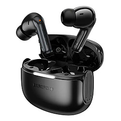 Bluetooth-гарнітура Borofone FQ9 Plus Peaceful, Стерео, Чорний