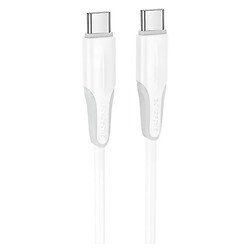 USB кабель Borofone BX119, Type-C, 1.0 м., Білий