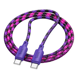 USB кабель Hoco X116 Meridian, Type-C, 1.0 м., Фіолетовий