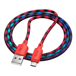 USB кабель Hoco X116 Meridian, MicroUSB, 1.0 м., Красный