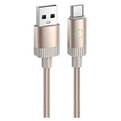 USB кабель Hoco X117 Star, Type-C, 1.0 м., Золотой