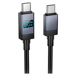 USB кабель Hoco X118 Generous, Type-C, 1.0 м., Черный