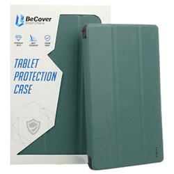 Чехол (книжка) Samsung SM-X510 Galaxy Tab S9 FE / SM-X710 Galaxy Tab S9 / SM-X716 Galaxy Tab S9, BeCover Exclusive, Dark Green, Зеленый