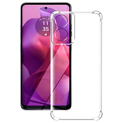 Чохол (накладка) Motorola Moto G04/XT2421-13 Moto E14, BeCover Anti-Shock, Прозорий