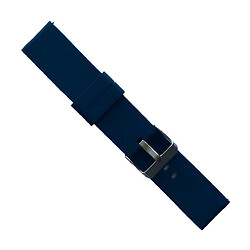 Ремешок универсальный, Silicone Metal Claps, Midnight Blue, Синий