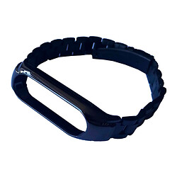 Ремінець Xiaomi Mi Band 3 / Mi Band 4, Metal 3-BEAD, Чорний