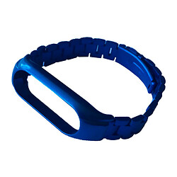 Ремінець Xiaomi Mi Band 3 / Mi Band 4, Metal 3-BEAD, Синій
