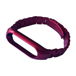 Ремешок Xiaomi Mi Band 3 / Mi Band 4, Metal 3-BEAD, Красный
