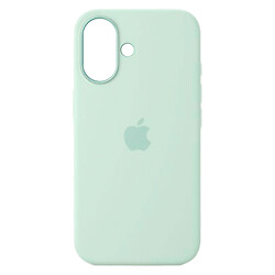 Чехол (накладка) Apple iPhone 16, Silicone Classic Case, MagSafe, Aquamarine, Бирюзовый