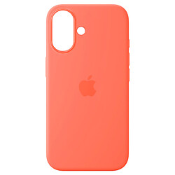 Чохол (накладка) Apple iPhone 16, Silicone Classic Case, Tangerine, MagSafe, Помаранчевий