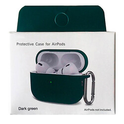 Чехол (накладка) Apple AirPods / AirPods 2, Silicone Classic Case, Dark Green, Зеленый