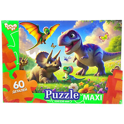 MAXI PUZZLE 60 "ДИНОЗАВРЫ", Danko Toys