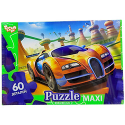 MAXI PUZZLE 60" ЗОЛОТИЙ СПОРТКАР, Danko Toys