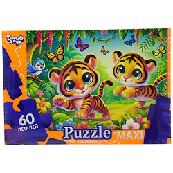 MAXI PUZZLE 60 "ТИГРИ", Danko Toys