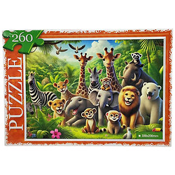 Пазлы "ЗООПАРК", 260 элементов, Danko Toys