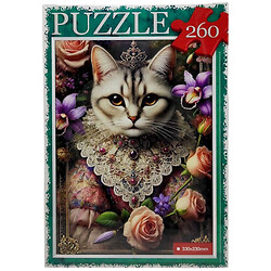 Пазли "КОТИК У КВІТАХ", 260 елементів, Danko Toys