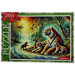 Пазли "СІМ'Я ТИГРІВ", 260 елементів, Danko Toys