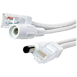 PoE адаптер Gembird PP12-POE-0.15M-W, Білий