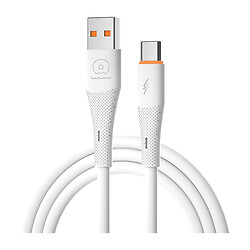USB кабель WUW X224, Type-C, 1.0 м., Белый