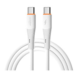 USB кабель WUW X225, Type-C, 1.0 м., Белый