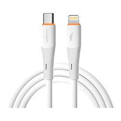 USB кабель WUW X226 Apple iPhone SE 2022 / iPhone 14 Pro Max / iPhone 14 Plus / iPhone 14 Pro / iPhone 14 / iPhone 13 Pro / iPhone 13 Mini / iPhone 13 / iPhone 13 Pro Max / iPhone 12 Mini / iPhone 12 Pro Max / iPhone 12 Pro, Lightning, 1.0 м., Білий