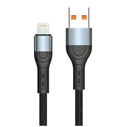 USB кабель Pavareal Q06i Apple iPhone SE 2022 / iPhone 14 Pro Max / iPhone 14 Plus / iPhone 14 Pro / iPhone 14 / iPhone 13 Pro / iPhone 13 Mini / iPhone 13 / iPhone 13 Pro Max / iPhone 12 Mini / iPhone 12 Pro Max / iPhone 12 Pro, Lightning, 1.0 м., Черный