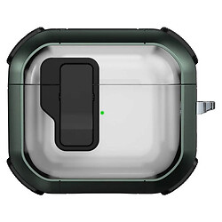 Чехол (накладка) Apple AirPods 3, Epik Locking Button, Apple Green, Зеленый