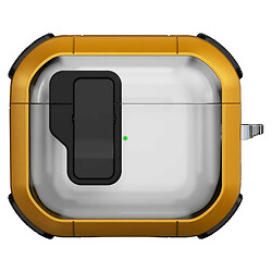 Чохол (накладка) Apple AirPods 4, Epik Locking Button, Жовтий