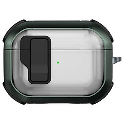 Чехол (накладка) Apple AirPods Pro 2, Epik Locking Button, Apple Green, Зеленый