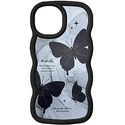 Чехол (накладка) Apple iPhone 15 Pro, Epik Cloudy Pictures, Butterflies, Рисунок
