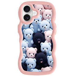 Чехол (накладка) Apple iPhone 16, Epik Cloudy Pictures, Bears, Рисунок