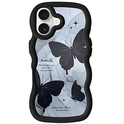 Чехол (накладка) Apple iPhone 16, Epik Cloudy Pictures, Butterflies, Рисунок