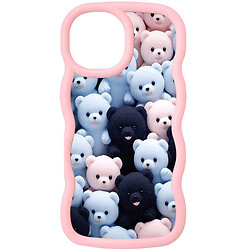 Чехол (накладка) Apple iPhone 16 Pro, Epik Cloudy Pictures, Bears, Рисунок