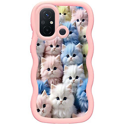 Чехол (накладка) Xiaomi Redmi 12C, Epik Cloudy Pictures, Kittens, Рисунок
