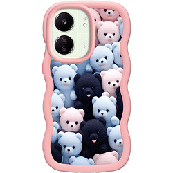 Чехол (накладка) Xiaomi Redmi 13C, Epik Cloudy Pictures, Bears, Рисунок