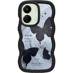 Чехол (накладка) Xiaomi Redmi 13C, Epik Cloudy Pictures, Butterflies, Рисунок