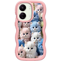 Чохол (накладка) Xiaomi Redmi 13C, Epik Cloudy Pictures, Kittens, Малюнок