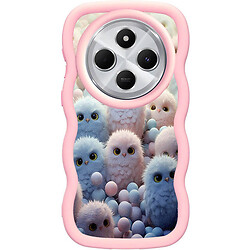 Чехол (накладка) Xiaomi Poco C75 / Redmi 14C / Redmi A4, Epik Cloudy Pictures, Owls, Рисунок