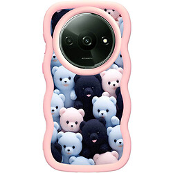 Чехол (накладка) Xiaomi Poco C61 / Redmi A3, Epik Cloudy Pictures, Bears, Рисунок