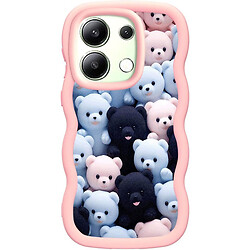 Чехол (накладка) Xiaomi Redmi Note 13, Epik Cloudy Pictures, Bears, Рисунок