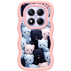 Чехол (накладка) Xiaomi Redmi Note 14 Pro 4G, Epik Cloudy Pictures, Bears, Рисунок