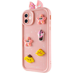 Чехол (накладка) Apple iPhone 11, Epik Toys Case, Light Pink, Розовый