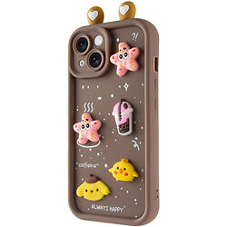 Чохол (накладка) Apple iPhone 14, Epik Toys Case, Коричневий